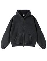 Jaqueta com capuz Arssm Oversize Zip Up Fleece vintage para homens Jaqueta com capuz Arssm Oversize Zip Up Fleece vintage para homens