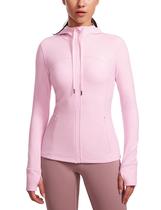 Jaqueta com Capuz CRZ YOGA Butterluxe com Zíper Completo Rosa M Jaqueta com Capuz CRZ YOGA Butterluxe com Zíper Completo Rosa M