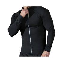 Jaqueta Com Capuz De Alta Elasticidade Para Homens, Vestuário Casual Para Fitness, Conjunto De