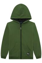 Jaqueta com capuz e bolso e teddy luc.boo Jaqueta com capuz e bolso e teddy luc.boo