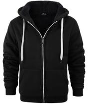 Jaqueta com capuz JACKETOWN, casaco de lã de inverno para homens, preto M Jaqueta com capuz JACKETOWN, casaco de lã de inverno para homens, preto M