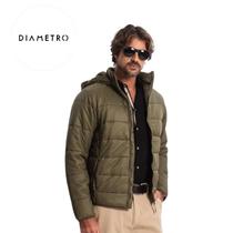 Jaqueta Com Capuz Masculina Diametro Verde