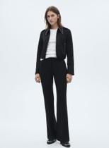 Jaqueta com detalhes de tachas mango
