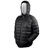 Jaqueta Corinthians Preta Masculina Capuz Removivel Licenciada Cor:PretoTamanho:GGênero:Únissex