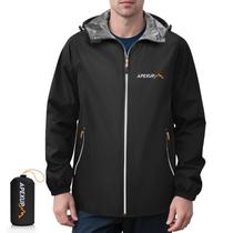 Jaqueta Corta-Chuva APEXUP Leve Impermeável com Capuz Preta G Jaqueta Corta-Chuva APEXUP Leve Impermeável com Capuz Preta G