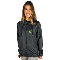 Jaqueta Corta Vento Brasil Light Feminino WSS Plus Size - Preto Jaqueta Corta Vento Brasil Light Feminino WSS Plus Size - Preto