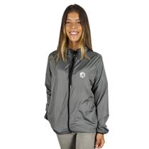 Jaqueta Corta Vento Feminino Cinza Ciclismo WSS Brasil Mountain Bike