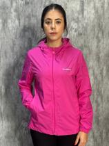 Jaqueta Corta Vento Feminino Impermeável Blusa Corta-Vento Dry Fit Resistente Água Capuz Forrada