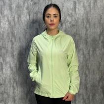 Jaqueta Corta Vento Feminino Impermeável Blusa Corta-Vento Dry Fit Resistente Água Capuz Forrada