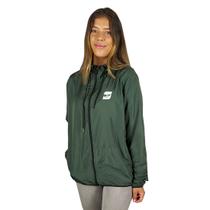 Jaqueta Corta Vento Feminino Verde Militar Script WSS Jaqueta Corta Vento Feminino Verde Militar Script WSS