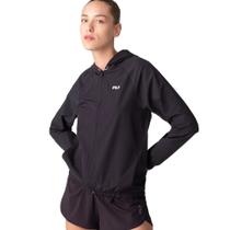 Jaqueta Corta Vento Fila Feminina Basic Run Preto