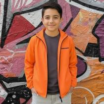 Jaqueta Corta Vento HGMR Infantil Laranja Jaqueta Corta Vento HGMR Infantil Laranja