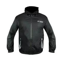 Jaqueta Corta Vento Impermeável Lux Casual Preto M - Gp Tech Jaqueta Corta Vento Impermeável Lux Casual Preto M - Gp Tech