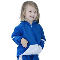 Jaqueta Corta Vento Infantil Camuflada Impermeável Azul