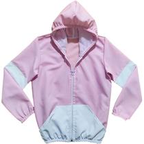 Jaqueta Corta Vento Infantil Camuflada Impermeável Rosa Jaqueta Corta Vento Infantil Camuflada Impermeável Rosa