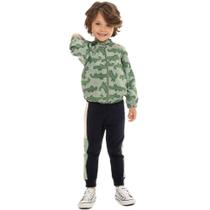 Jaqueta Corta Vento Infantil Menino Com Capuz Jacaré - By Gus Jaqueta Corta Vento Infantil Menino Com Capuz Jacaré - By Gus