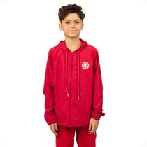 Jaqueta Corta Vento Internacional Oficial Juvenil com Capuz
