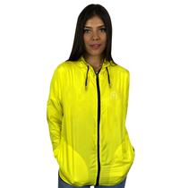 Jaqueta Corta Vento Light Feminino Amarelo WSS Flower