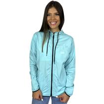 Jaqueta Corta Vento Light Feminino Azul Claro WSS Beach Tennis