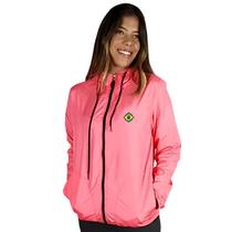 Jaqueta Corta Vento Light Feminino Rosa WSS Brasil