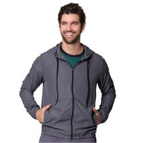 Jaqueta Corta Vento Liso Esportiva Sport Masculina Com Capuz E Bolso