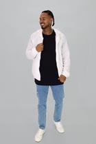 Jaqueta Corta Vento Masculina Branca Wild World Jaqueta Corta Vento Masculina Branca Wild World