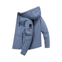 Jaqueta Corta-Vento Masculina Com Capuz Para Primavera E Outono, Protetora Contra O Sol, Casual, De Jaqueta Corta-Vento Masculina Com Capuz Para Primavera E Outono, Protetora Contra O Sol, Casual, De