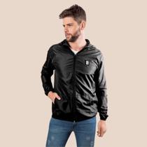 Jaqueta Corta Vento Masculina Fitness Casual Treino Com Zíper