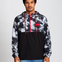 Jaqueta Corta Vento Masculina Okdok- Preto/Branco