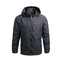 Jaqueta Corta-vento Masculina para Outono/Primavera - Ideal para Trabalho e Acampamento Jaqueta Corta-vento Masculina para Outono/Primavera - Ideal para Trabalho e Acampamento