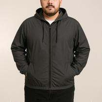 Jaqueta Corta Vento Masculina Plus Size G1 ao G4 Com Capuz Zíper Leve Resistente Vento e Chuva Jaqueta Corta Vento Masculina Plus Size G1 ao G4 Com Capuz Zíper Leve Resistente Vento e Chuva