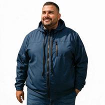 Jaqueta Corta Vento Masculina Plus Size Texturizada G1 ao G18 Jaqueta Corta Vento Masculina Plus Size Texturizada G1 ao G18