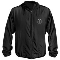 Jaqueta Corta Vento Masculina Preta WSS Flower