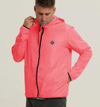 Jaqueta Corta Vento Masculina Rosa Chiclete WSS Brasil Diamond