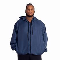 Jaqueta Corta Vento Masculina Sem Forro Plus Size Extra Grande Lisa