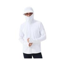 Jaqueta Corta-vento Masculina Ultraleve Com Capuz, Proteção UV UPF 50+, Casual Esportiva Para O