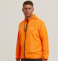 Jaqueta Corta Vento Masculino Laranja WSS Brasil Beach Tennis