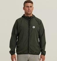 Jaqueta Corta Vento Masculino Verde Militar Ciclismo WSS Brasil Mountain Bike