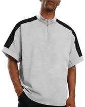 Jaqueta corta-vento Opomelo Mens Cage à prova de intempéries cinza plus size Jaqueta corta-vento Opomelo Mens Cage à prova de intempéries cinza plus size