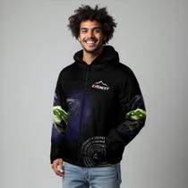 Jaqueta Corta Vento Pesca Masculina Ultra Leve Capuz Proteção Vento