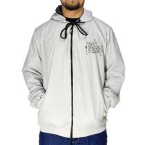 Jaqueta Corta Vento Trip Side Tag Pixo Cinza Gelo CV-05 Cor:CinzaTamanho:G