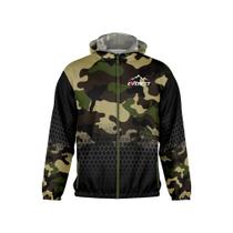 Jaqueta Corta Vento Unissex Ultra Leve Com Capuz Camuflado 2