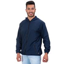 Jaqueta Corta Vento W2 Marinho Lisa Agasalho Impermeavel