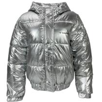 Jaqueta Country Feminina Os Moiadeiros Metalizada Cinza Ref. RJTF72