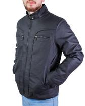 Jaqueta Couro Masculina Elegante Clássica Resistente Moderna