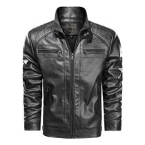 Jaqueta Couro Masculina Slim Resistente Jaqueta Couro Masculina Slim Resistente