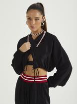 Jaqueta Cropped Bomber Sport Style