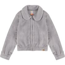 Jaqueta Cropped Peluciada Infantil Menina Marisol - 4 Jaqueta Cropped Peluciada Infantil Menina Marisol - 4
