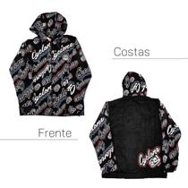 Jaqueta Cyclone Veludo Preto e Vermelho ORIGINAL 080503120 Jaqueta Cyclone Veludo Preto e Vermelho ORIGINAL 080503120