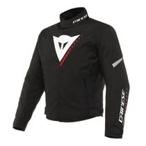 Jaqueta Dainese Veloce D-Dry Preto e Branco Jaqueta Dainese Veloce D-Dry Preto e Branco